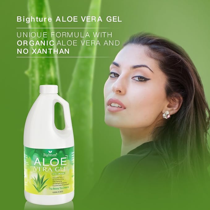Aloe Vera Gel, 100% Aloe Vera Extracted from Freshly Cut Pure Aloe Leaves - Image 7