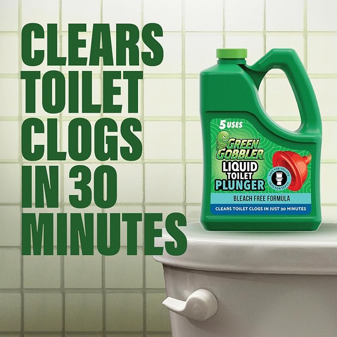 Green Gobbler Liquid Toilet Plunger | Clog Remover | Safe - Image 4