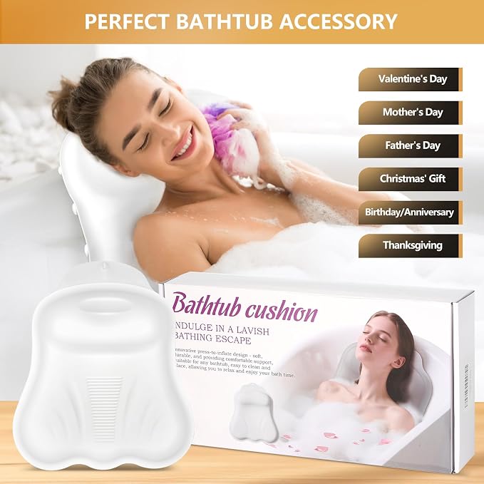 Silicone Bath Pillows for Tub - Image 4
