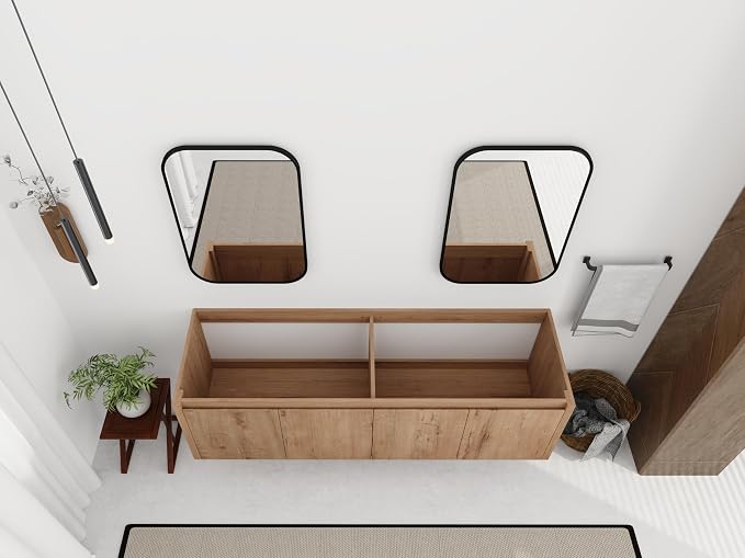 60 Inch Floating Bathroom Vanity, Modern Bathroom Vanity Cabinet - Image 3
