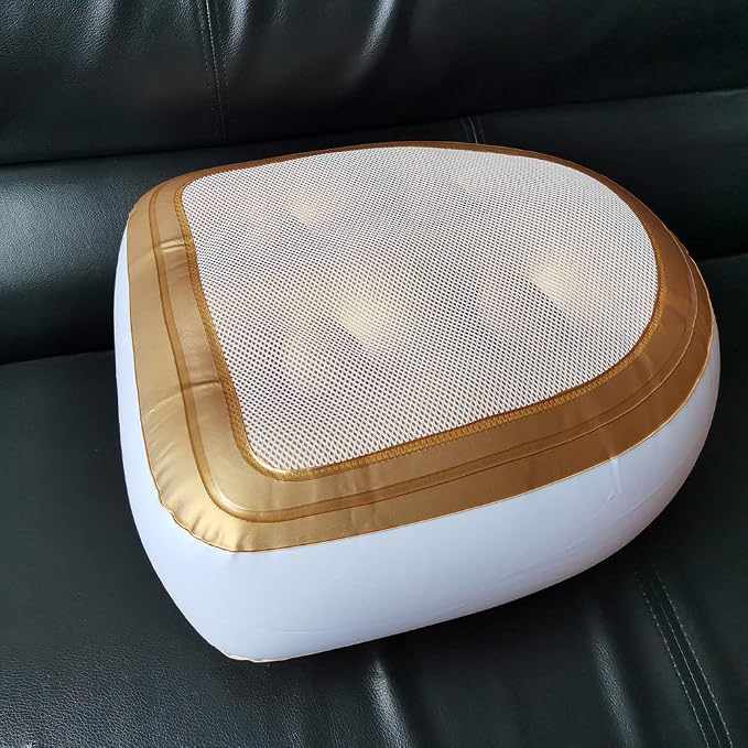 Hot Tub Booster Cushion w/Suction Cups, Inflatable Spa Cushion PVC Bathtub by JustEJoy