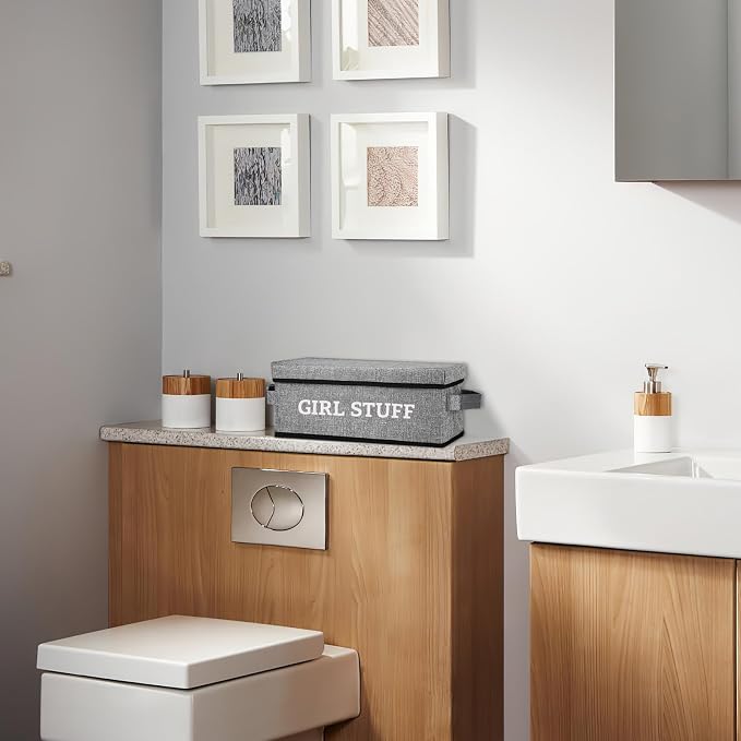 Tampon Holder for Bathroom, Bathroom Storage Containers - Image 2