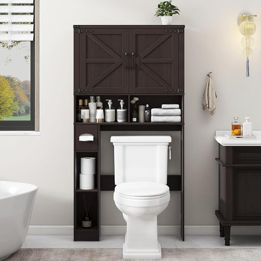 Vabches Over The Toilet Storage Cabinet, Farmhouse Storage Cabinet Over Toilet by Vabches