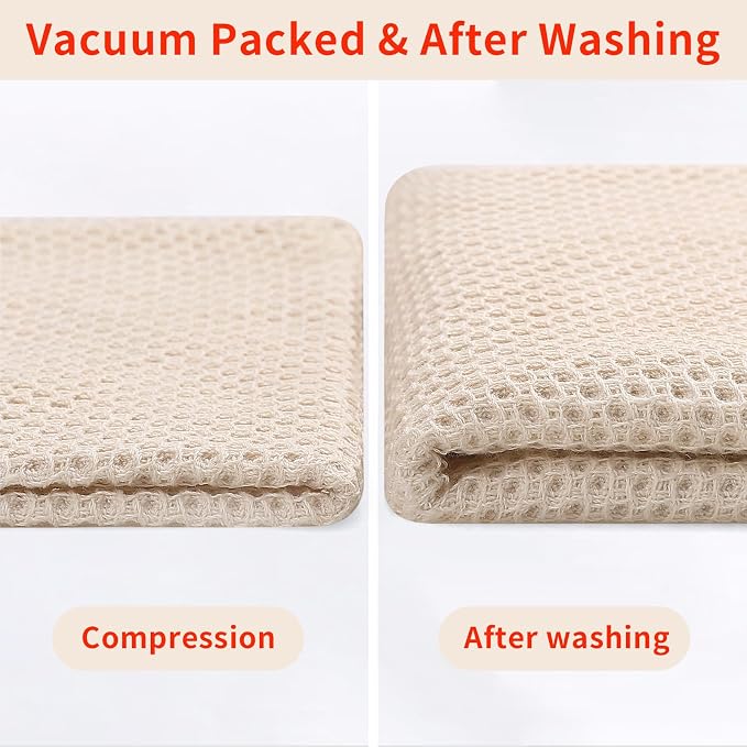 Homaxy 100% Cotton Waffle Weave Kitchen Dish Towels, Ultra Soft Absorbent Quick - Image 7