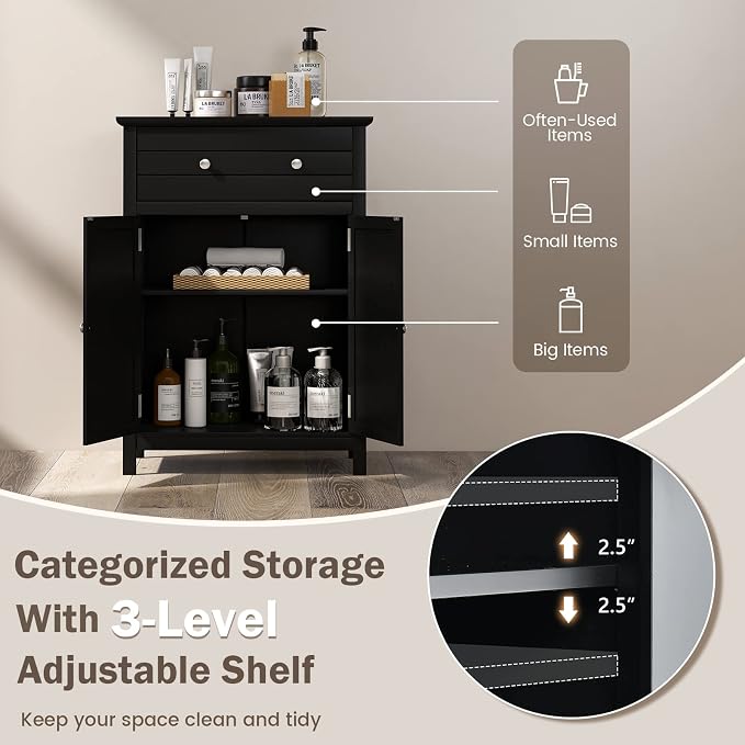 Giantex Bathroom Storage Cabinet - Image 5