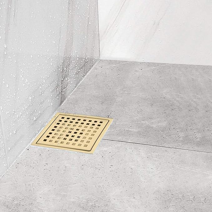 6 Inch Square Shower Floor Drain - Image 7