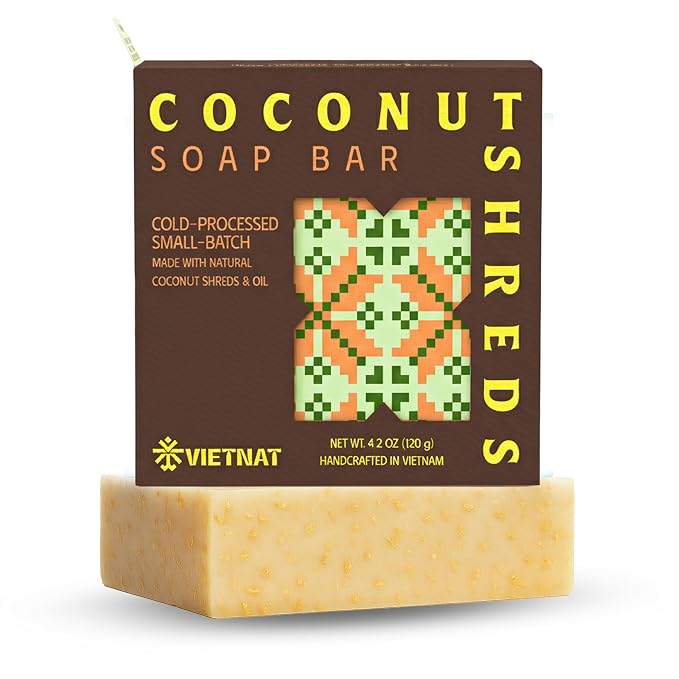 Cold-Process Natural 2-in-1 Luxurious Natural Soap Bar by VIETNAT
