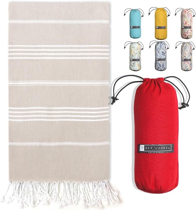 BAY LAUREL Turkish Beach Towel by BayLaurel