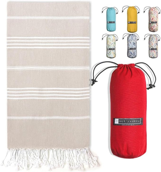 BAY LAUREL Turkish Beach Towel by BayLaurel
