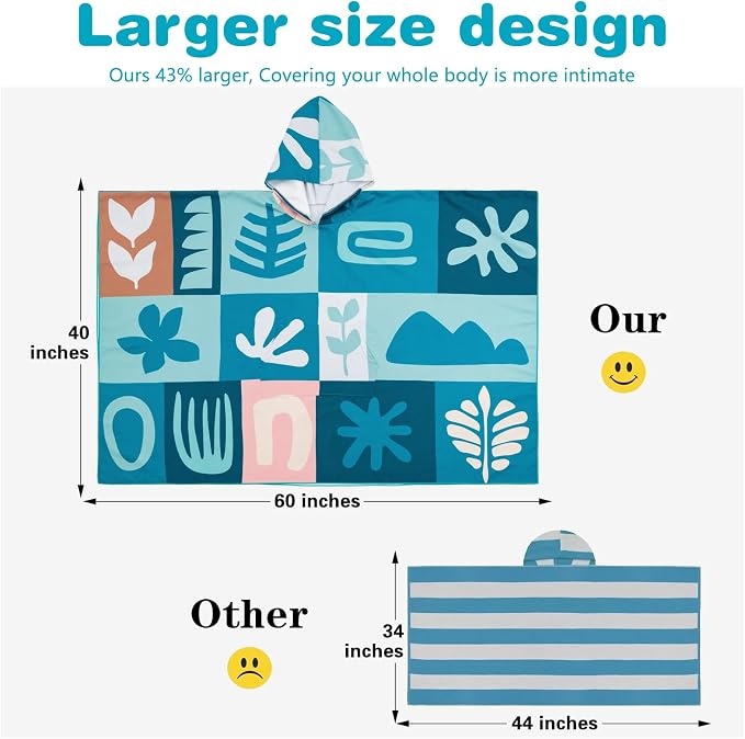 PY SUPER MODE Beach Hooded Towel Oversized - Image 7
