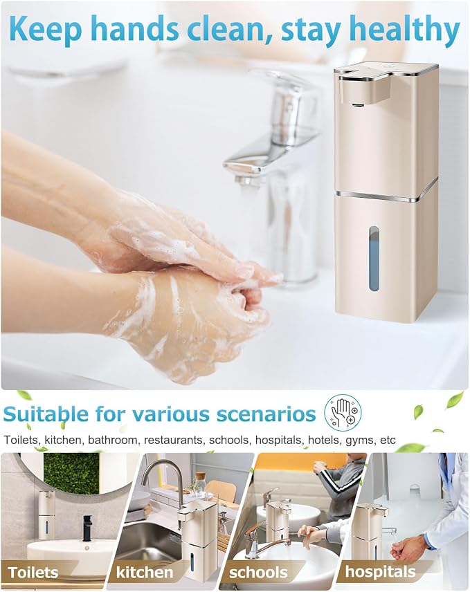 Automatic Soap Dispenser Touchless Foaming Soap Dispenser 300ml/12.8oz - Image 7