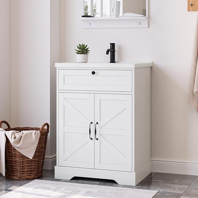 23.62 inch Bathroom Vanity by SmartFENDEE