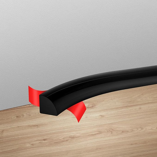 Flexible Quarter Round Molding Trim, Self Adhesive Wall Trim Mini Peel and by AxPower