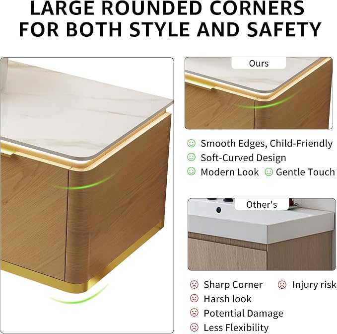 60” Floating Double Sink Bathroom Vanity - Image 3