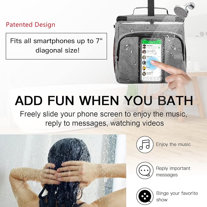 Bukere Portable Shower Caddy Tote Bag - Image 3