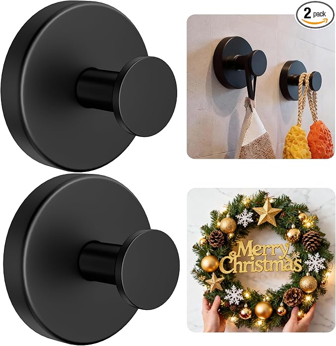 luckin smile Suction Cup Hooks for Shower, No-Drill Removable Towel Hook for by Yoursmileisworthmillions