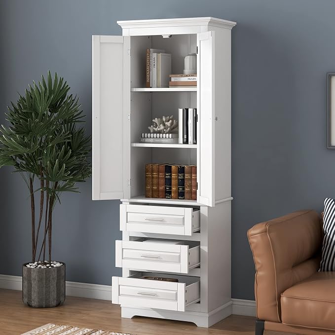 Tall Narrow Storage Cabinet by Virubi