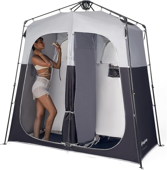 KingCamp Instant Shower Tent, Portable Superior Stable Privacy Shelter by KingCamp