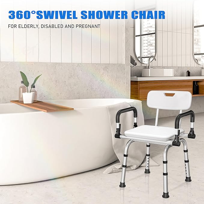 360 Degree Shower Chair Swivel, Shower Seat - Image 8