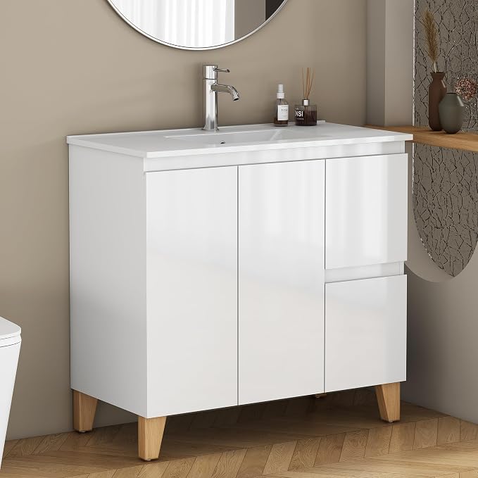 36" Freestanding Bathroom Vanity by KebuzHouse