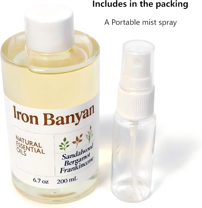 Sandalwood Bergamot Frankincense Essential Oil Blend 200ML - Image 4
