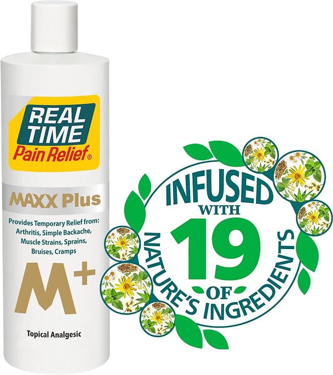 Real Time Pain Relief MAXX Plus - 12oz Bottle | Intensive Formula - Image 8