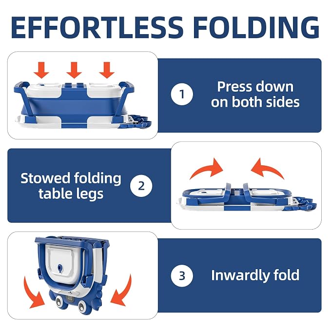 Collapsible Baby Bathtub for Newborns to Toddler - Image 6