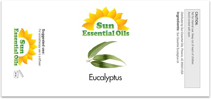 Sun Essentials Oils - 2 oz Eucalyptus Essential Oil - Image 2