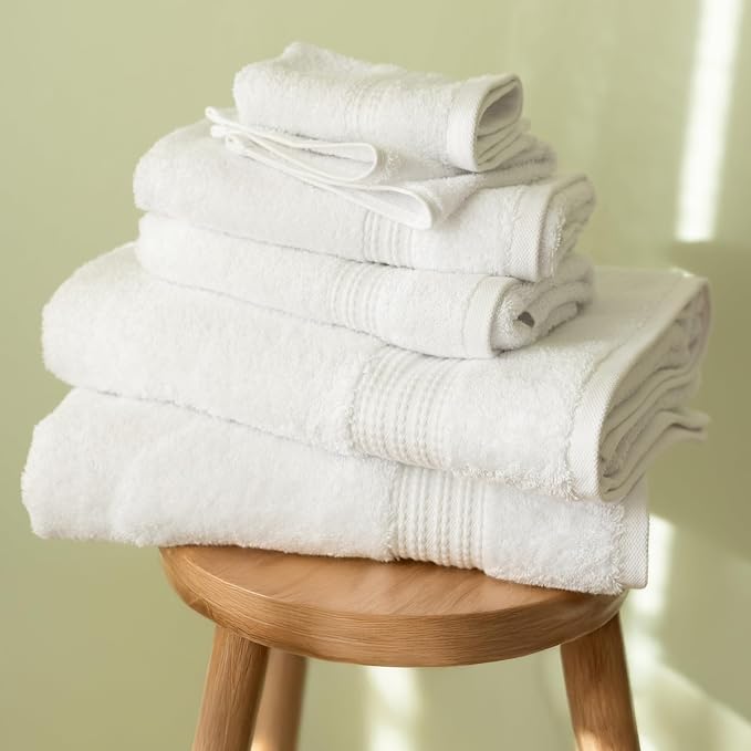 100% Turkish Cotton Towel Set of 6 - Image 8