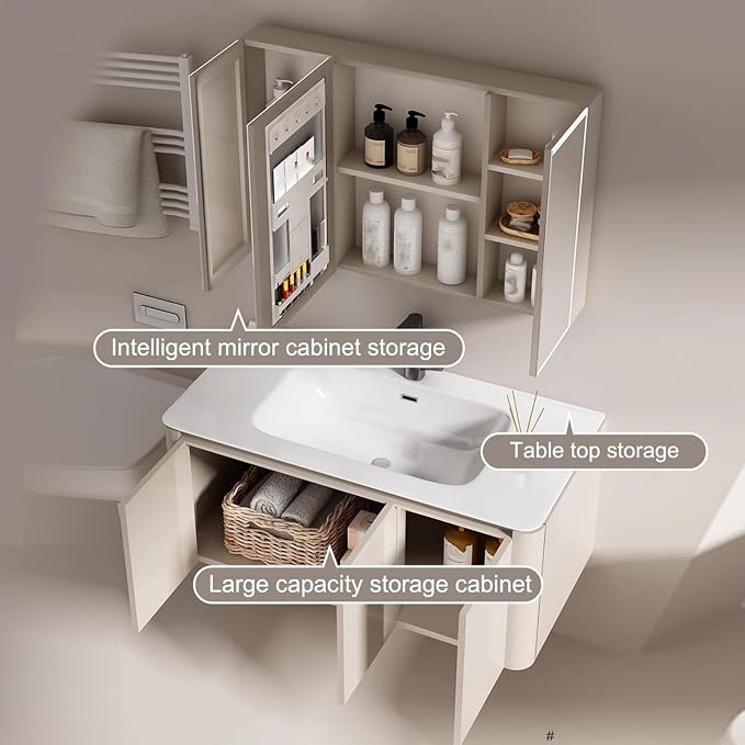 Bathroom Cabinet with Sink - Image 4