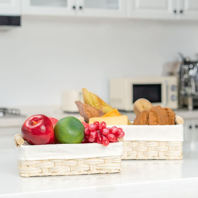GRANNY SAYS Gray Wicker Baskets, Decorative Baskets - Image 6