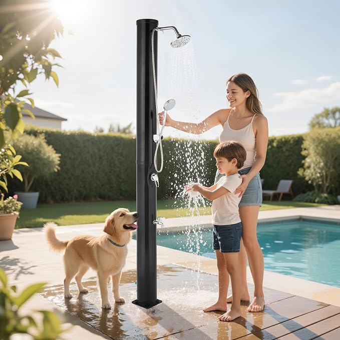 VINGLI Solar Heated Shower, 2-Section - Image 6
