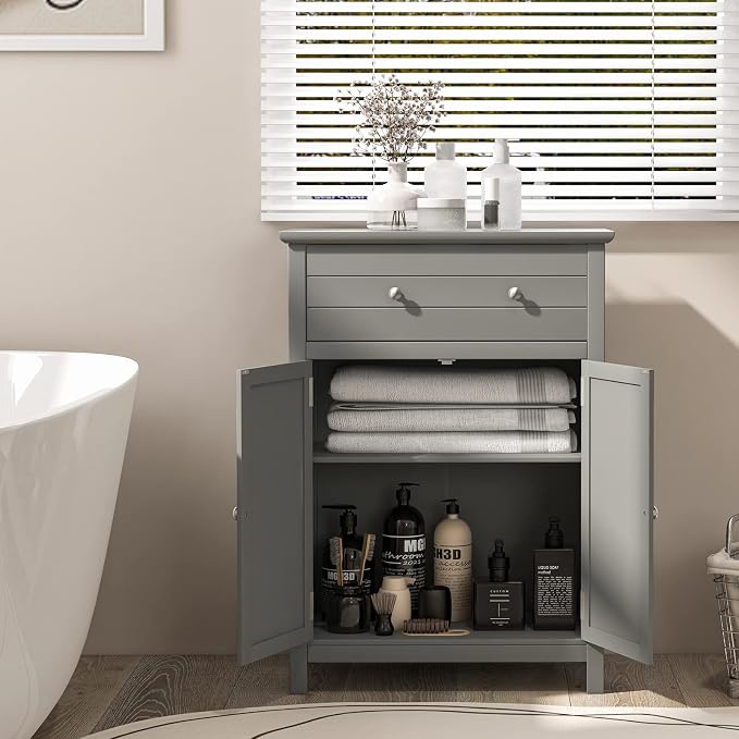 Giantex Bathroom Storage Cabinet - Image 7