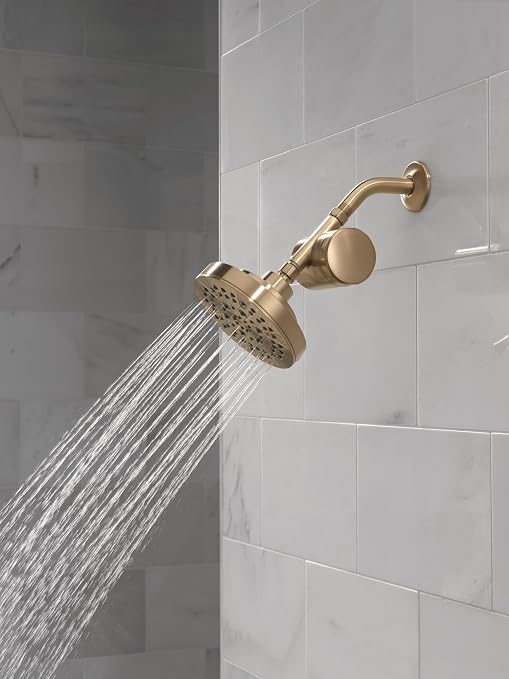 Delta Faucet 5-Setting Shower Head Gold - Image 8