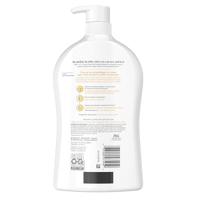 Olay Body Wash for Women, Ultra Moisture, 24hr Moisturizing, Hydrating & - Image 11