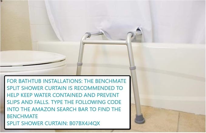 Platinum Health Sliding Shower Chair HydroGlyde Premium Heavy Duty, Padded - Image 7