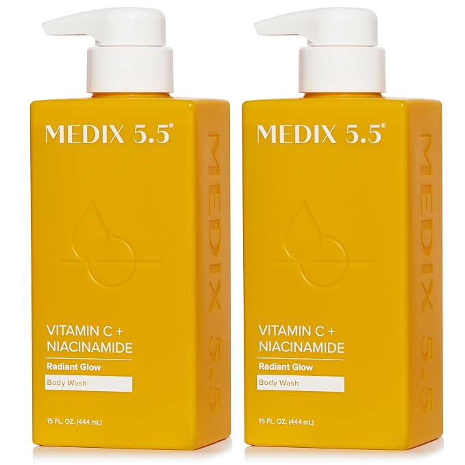 Medix 5.5 Radiant Glow Vitamin C Body Wash W/Niacinamide | Citrus Scented by Medix55