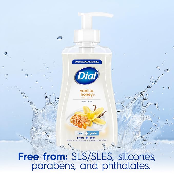 Dial Liquid Hand Soap, Vanilla Honey, 7.5 fl oz - Image 4