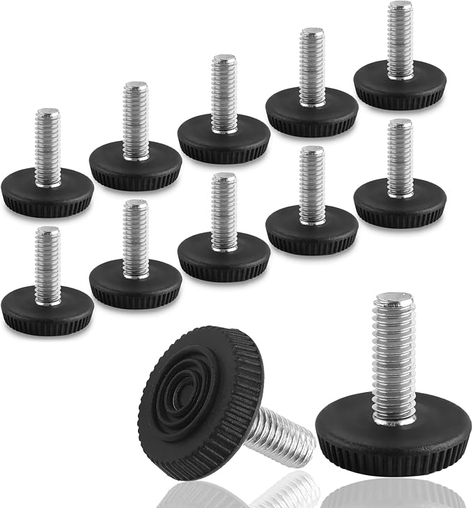 M6 Thread Levelers, Screw in Leveling Feet by COIDEA