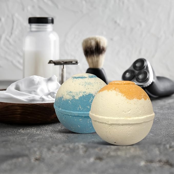 Organic Bath Bombs Gift Set for Men - Image 6