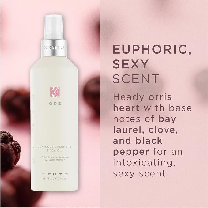 Zents Luminous Cashmere Body Oil | Moisturizing Body Oil - Image 4