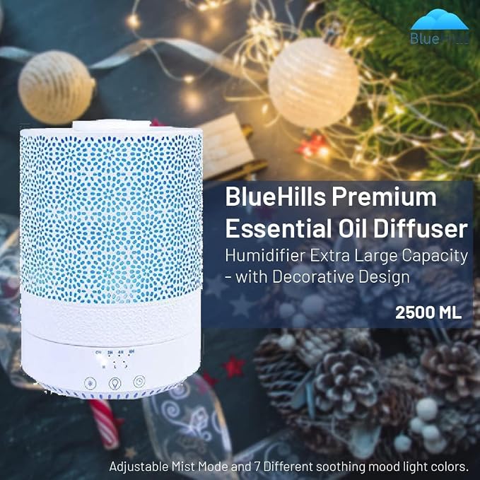 BlueHills 2500 ML XL Essential Oil Diffuser Aroma Humidifier - Image 2