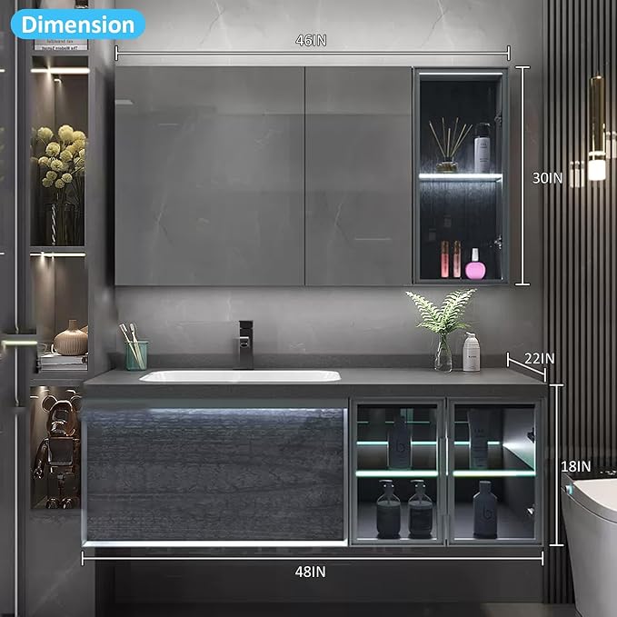 48IN Bathroom Vanity - Image 2
