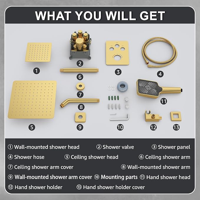Iriber Thermostatic Shower System - Image 8