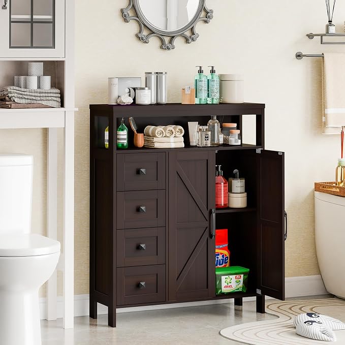 Vabches Farmhouse Storage Cabinet - Image 4