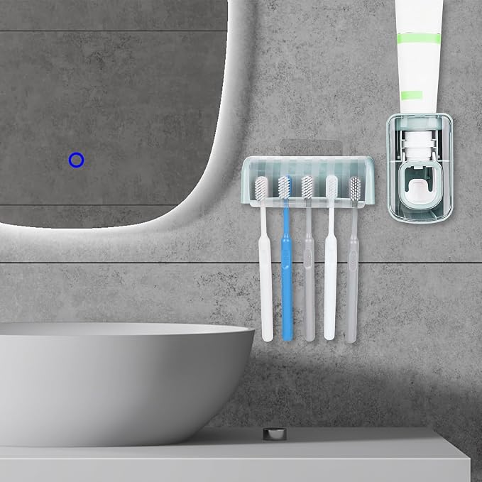 5 Slots Wall Mount Toothbrush Holder - Image 6