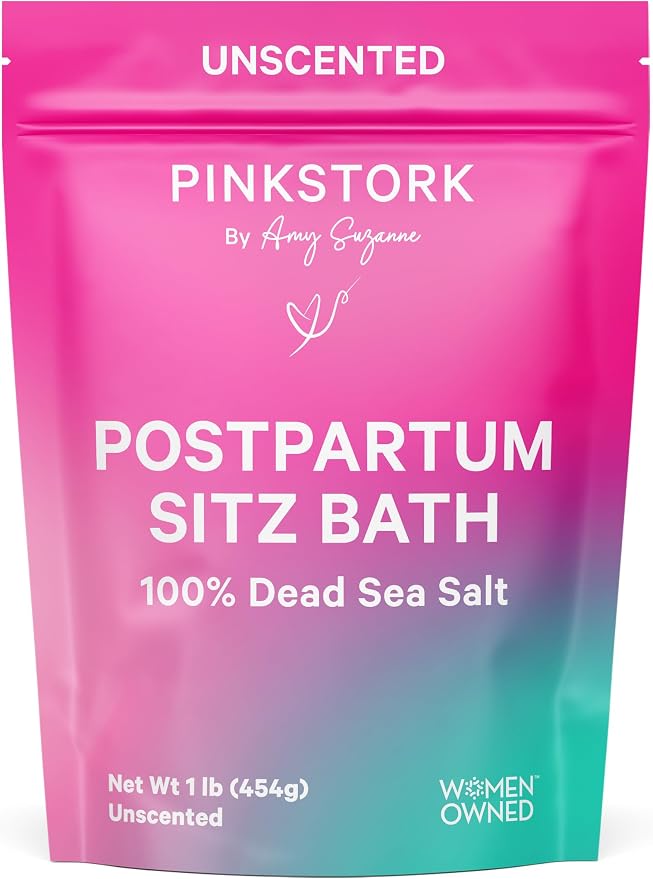 Pink Stork Postpartum Sitz Bath Soak: Dead Sea Salt by PinkStork