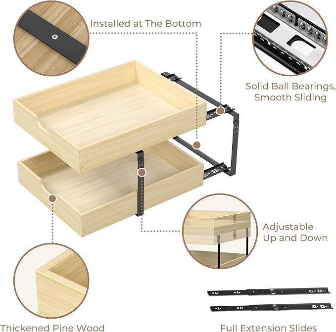 COOLBEBE 2 Tier Pull Out Drawers - Image 7