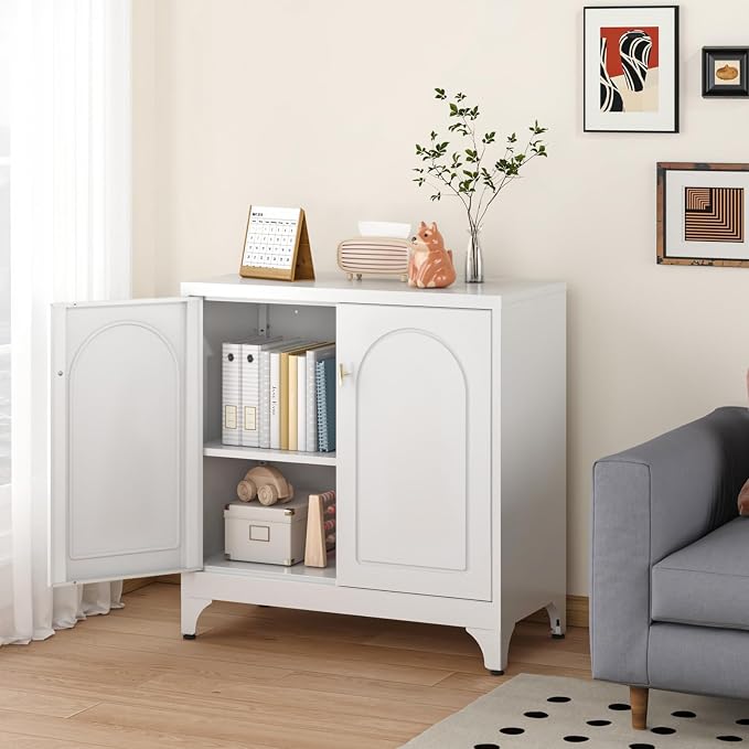 Metal Sideboard Buffet Cabinet - Image 7