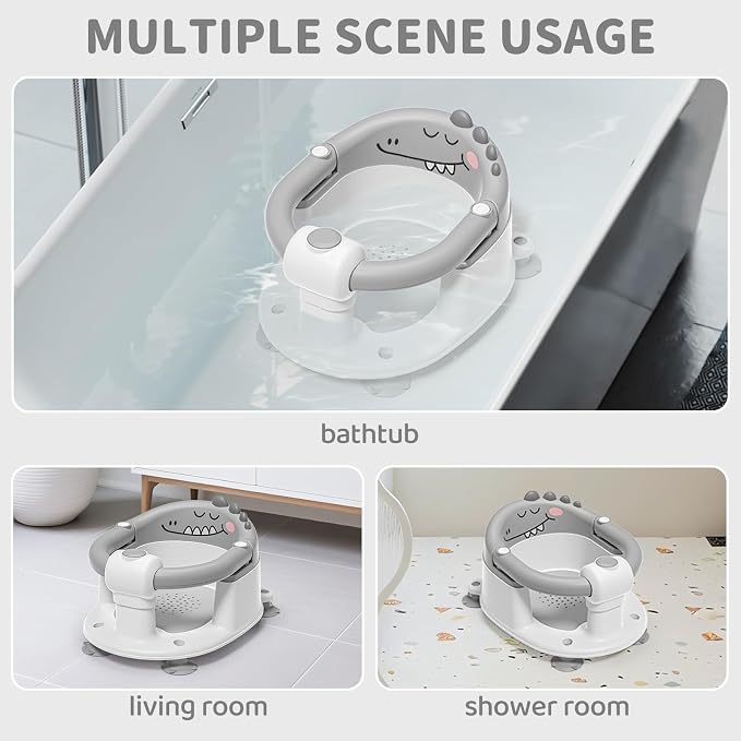 TPN Baby Bath Seat for Babies 6 Months & Up, Non-Slip Toddler Bath Seat - Image 6